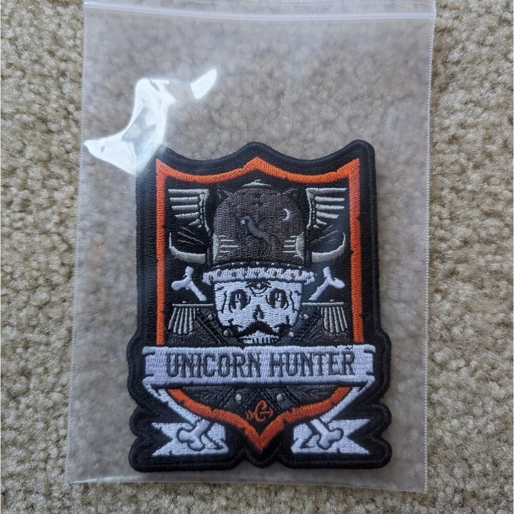 Unicorn Hunter Carryology Collab Patch Brand New